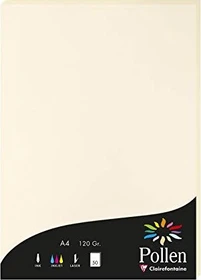 Clairefontaine Pollen Universalpapier elfenbein, A4, 120g/m², 50 Blatt