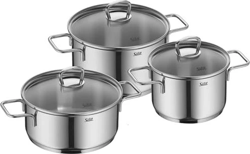 WMF Silit Alicante Kochtopf-Set, 3-tlg.