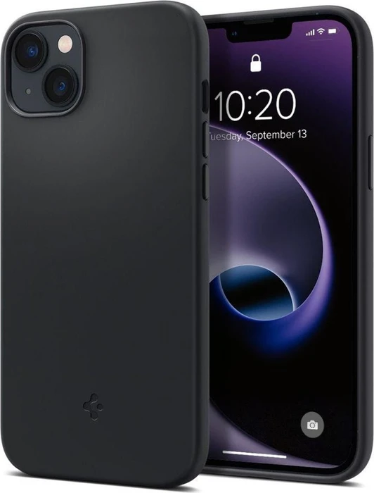 Spigen Silicone Fit (MagFit) für Apple iPhone 14 Plus schwarz