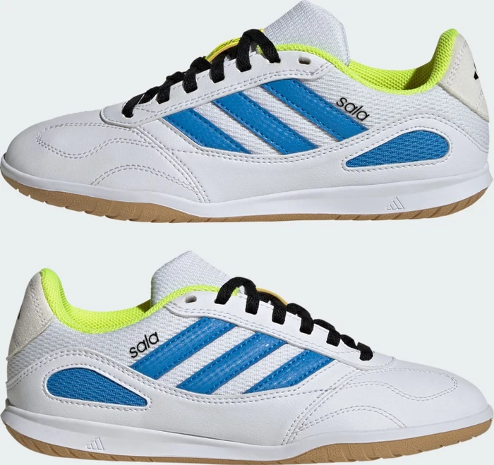 adidas Super Sala Competition III IN cloud white/lucid ray blue/solar yellow (Junior)