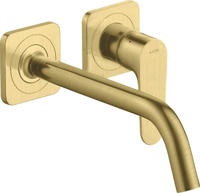 Hansgrohe Axor Citterio M Waschbeckenarmatur 227mm brushed brass