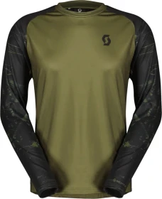 Scott Trail Storm Trikot langarm fir green/black (Herren)