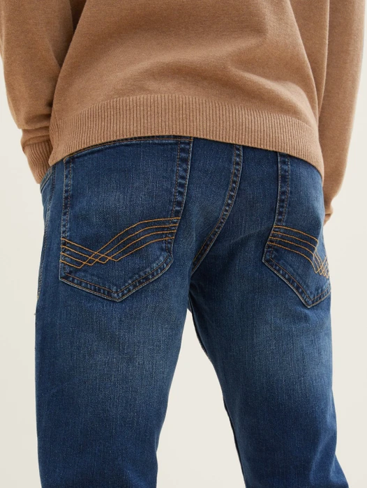 Tom Tailor Josh Regular Slim Jeans Jeans mid stone wash denim (Herren)
