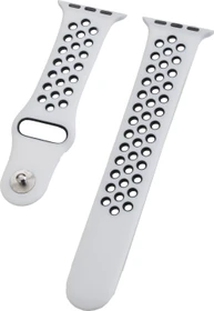 Peter Jäckel Watch Band Silicon Dual für Apple Watch (40mm/38mm) weiß