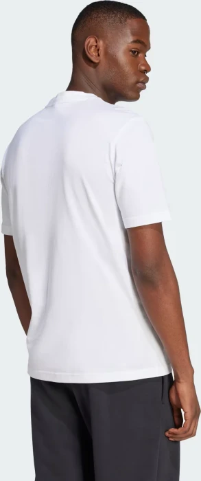 adidas Essentials Big Logo T-Shirt kurzarm weiß/schwarz (Herren)
