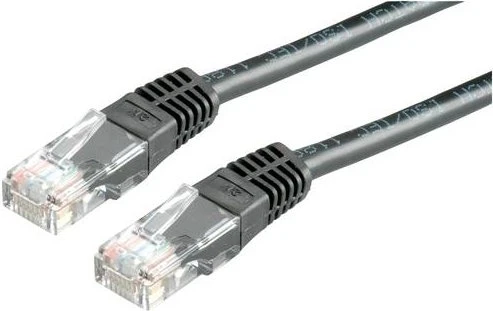 Value Patchkabel, Cat6, U/UTP, RJ-45/RJ-45, 2m, schwarz