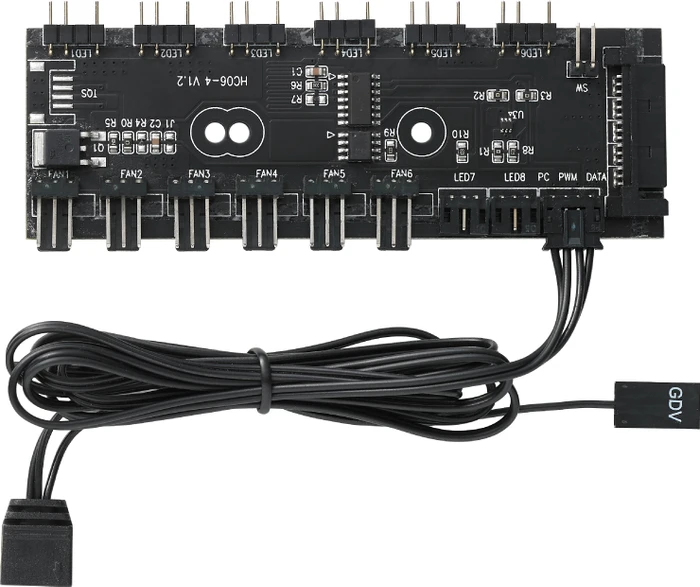 BitFenix Nova Mesh SE TG 4ARGB, schwarz, inkl. 4x Lüfter, Lüfter LED RGB, Glasfenster