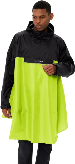 Vaude Valero Poncho neon yellow/black