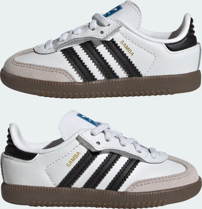adidas Samba OG Comfort Closure Elastic Lace cloud white/core black/gum (Junior)