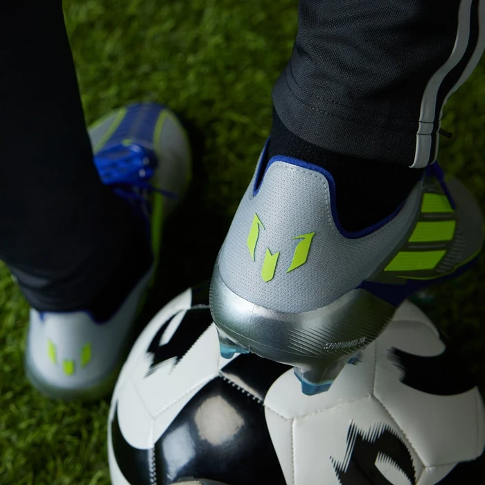 adidas F50 Elite Messi FG silver metallic/solar yellow/lucid blue