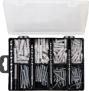 Bosch DIY Reparaturset Schrauben/Dübel-Sortiment, 173 Stück