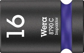 Wera 8790 C Impaktor Außensechskant Steckschlüssel 1/2", 16x38mm