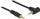 DeLOCK 3.5mm 4-Pin Klinke gerade/gewinkelt schwarz 2m (84740)