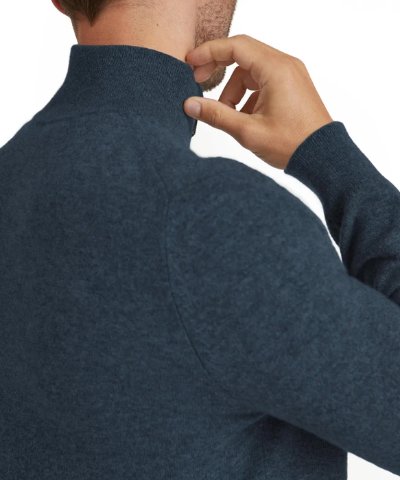 Falke Luxury Troyer Pullover space blue (Herren)