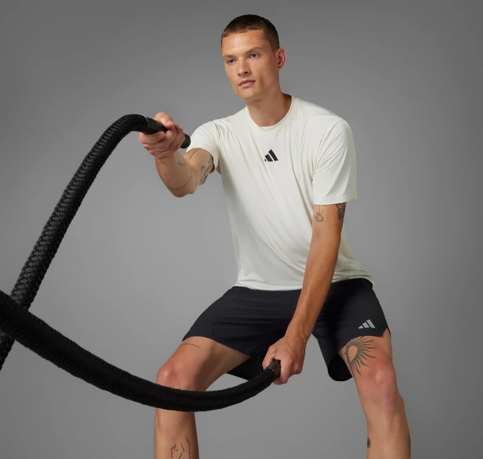 adidas Designed for Training Intensity Funktionsshirt kurzarm chalk white (Herren)