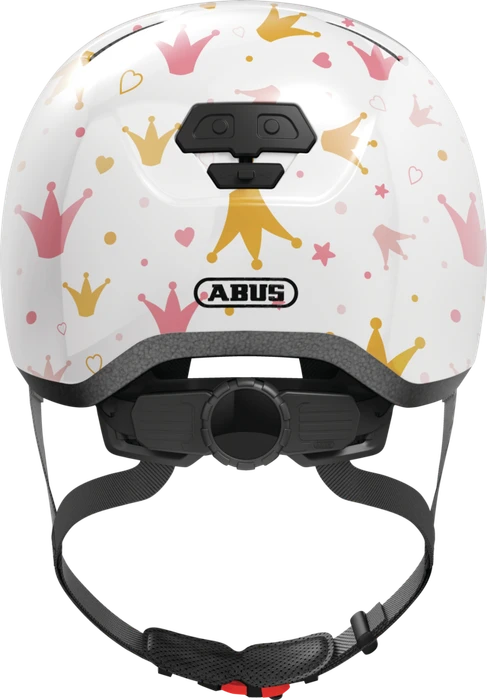 ABUS Skurb Kinderhelm white crowns