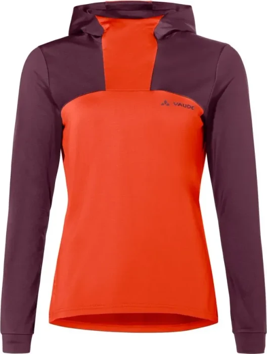 Vaude Qimsa Hoody Trikot langarm cassis (Damen)