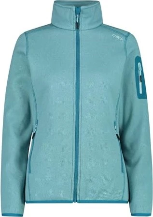 CMP Knit Tech Melange Fleece Jacke acqua/teal (Damen)