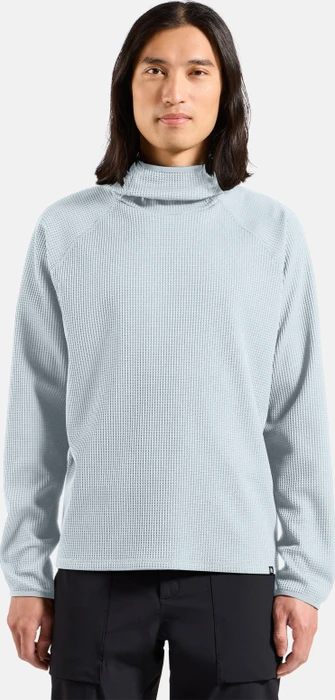 Odlo Cubic Multisport Midlayer Hooded Funktionsshirt langarm baby blue (Herren)