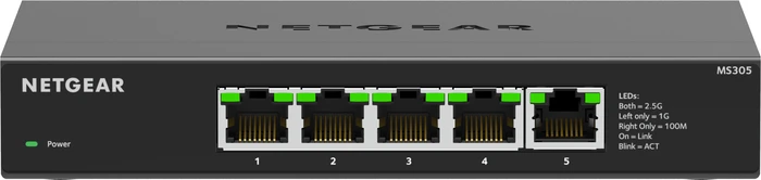 Netgear MS300 Desktop 2.5G Switch, 5x RJ-45