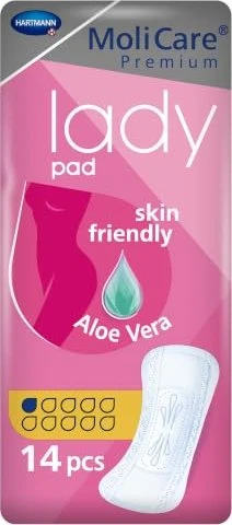 Hartmann MoliCare Premium Lady Pad 1 Tropfen Hygieneeinlage, 168 Stück