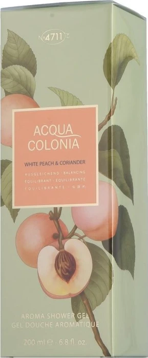 4711 Acqua Colonia White Peach & Coriander Showergel, 200ml