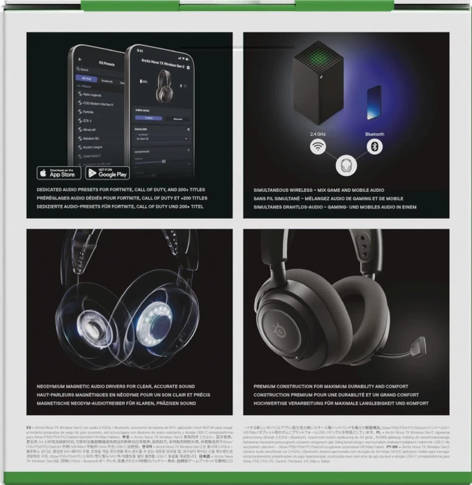 SteelSeries Arctis Nova 7X Wireless Gen 2 schwarz