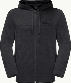 Jack Wolfskin Waldsee Hooded Jacke schwarz (Herren)
