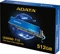 ADATA LEGEND 710 512GB, M.2 2280 / M-Key / PCIe 3.0 x4, Kühlkörper Vorschaubild