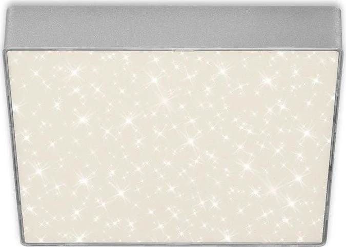 Briloner Flame Star Sternenhimmel LED Deckenleuchte 16W 21.2cm silber
