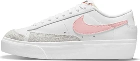 Nike Blazer Low Platform white/summit white/black/pink glaze (Damen)