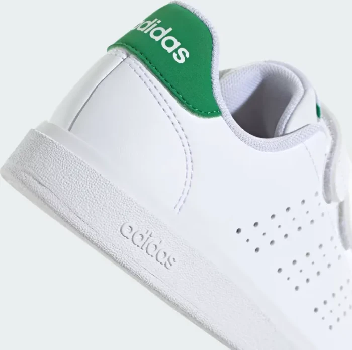 adidas Advantage Base 2.0 cloud white/green (Junior)