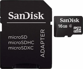 SanDisk 16GB Kit, Class 4