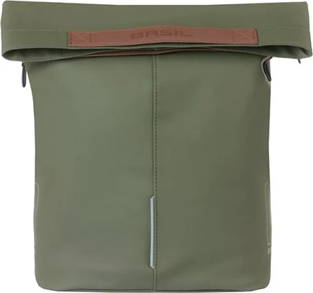 Basil City Shopper MIK Hooks Gepäcktasche moss green