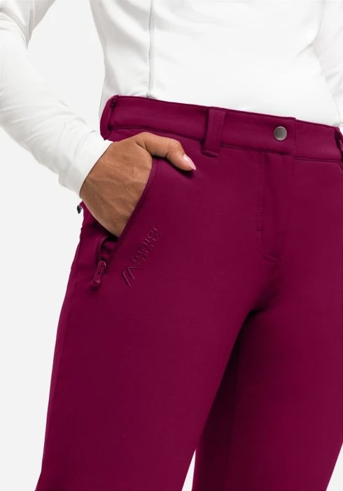 Maier Sports Helga Slim Hose lang cherry wine (Damen)