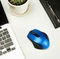 AmazonBasics G6B Ergonomic Wireless Mouse blau, USB Vorschaubild