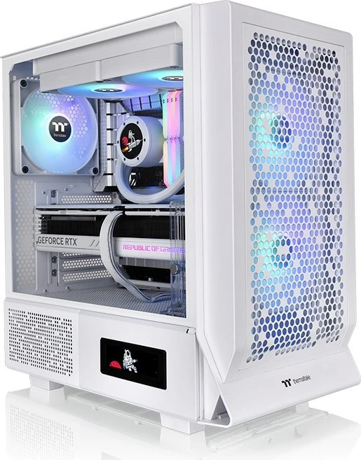 Thermaltake Ceres 330 TG ARGB Snow, weiß, Glasfenster