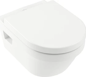 Villeroy & Boch Architectura Tiefspül-WC spülrandlos, wandhängend, weiß alpin