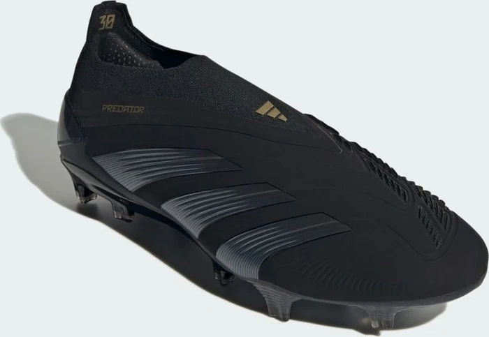 adidas Predator Elite Laceless FG core black/carbon/gold metallic