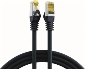 EFB Elektronik Patchkabel, Cat7/Cat6a, S/FTP, RJ-45/RJ-45, 25m, schwarz