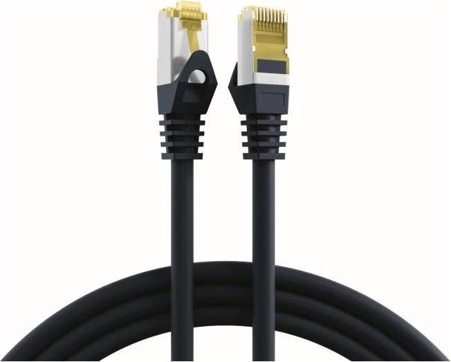 EFB Elektronik Patchkabel, Cat7/Cat6a, S/FTP, RJ-45/RJ-45, 25m, schwarz