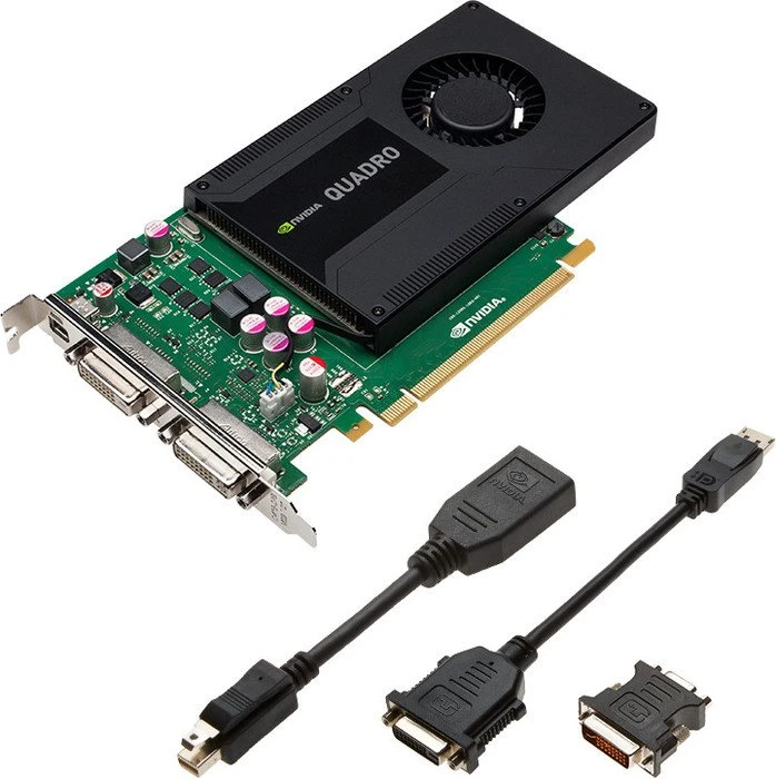 PNY Quadro K2000D, 2GB GDDR5, 2x DVI, mDP