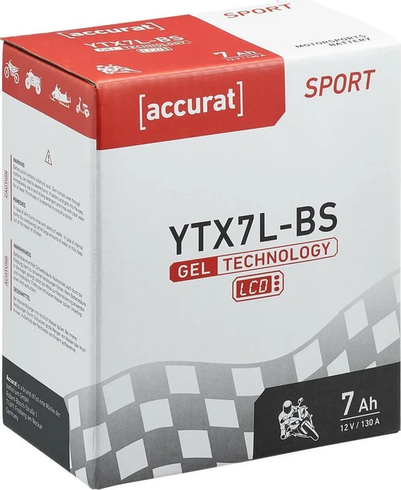 Accurat Sport GEL LCD YTX7L-BS