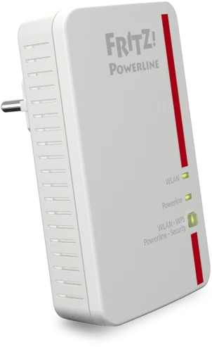 FRITZ! FRITZ!Powerline 1240E Kit, Powerline/WLAN-Access Point und Powerline-Adapter Set, 2er-Bundle