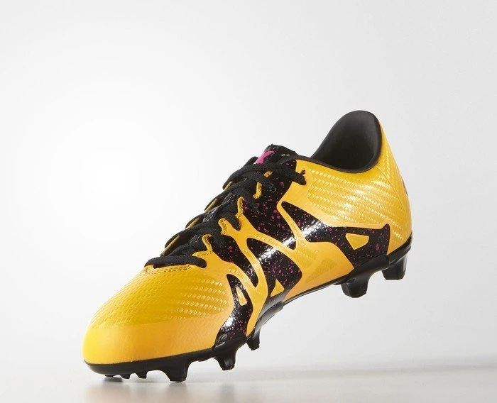 adidas X15.3 FG/AG solar gold/core black/shock pink (Junior)