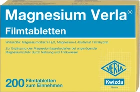 Magnesium Verla Filmtabletten, 200 Stück