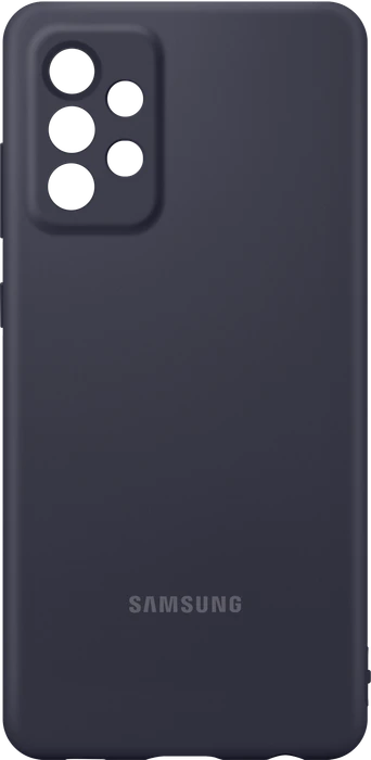 Samsung Silicone Cover für Galaxy A72 schwarz