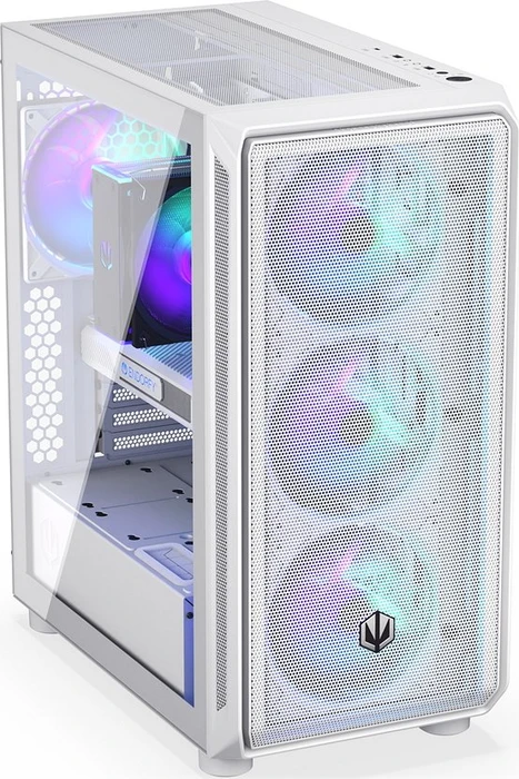 Endorfy Arx 500 White ARGB, Glasfenster