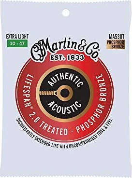 Martin Authentic Acoustic Lifespan Phosphor Bronze Extra Light