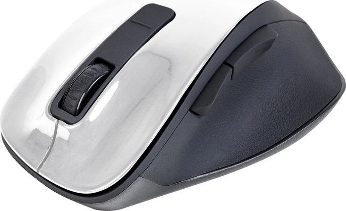 NGS Bow Wireless Ergonomic Mouse weiß, USB